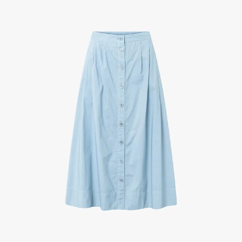 Pippa Poplin Skirt (Skyway)