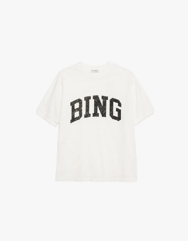 Anine Bing Jaylin Tee Bing in Ivory