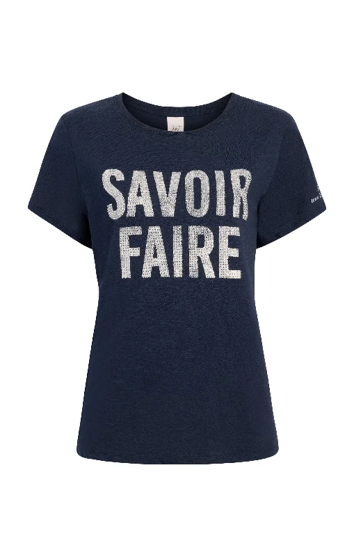 Rhinestone Savoir Faire Tee