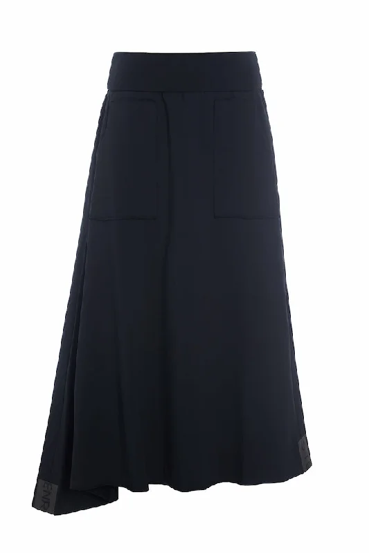 A SWEAT SKIRT - 73008 - BLACK