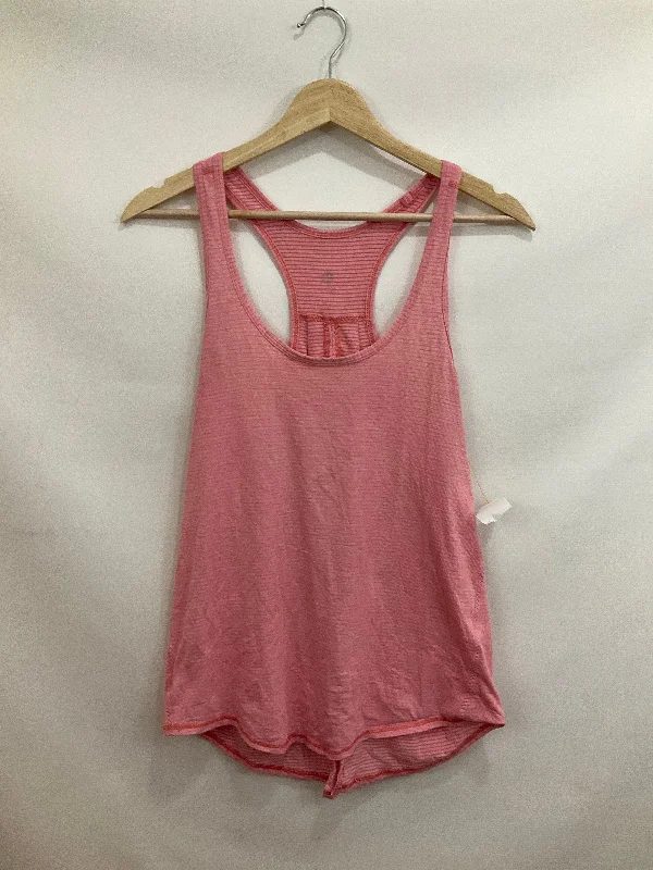 Athletic Tank Top By Lululemon In Pink, Size: 4