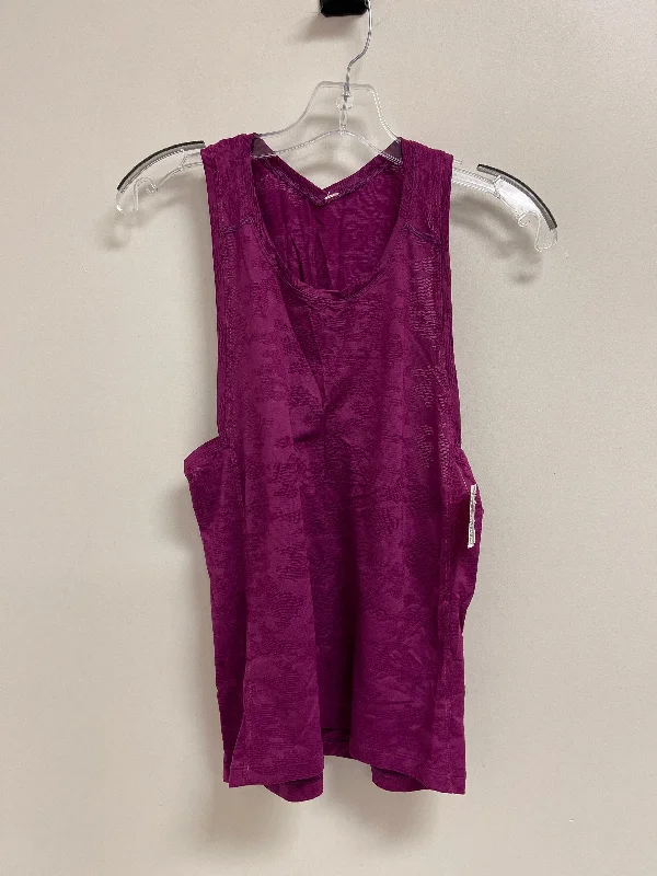 Athletic Tank Top By Lululemon In Purple, Size: S