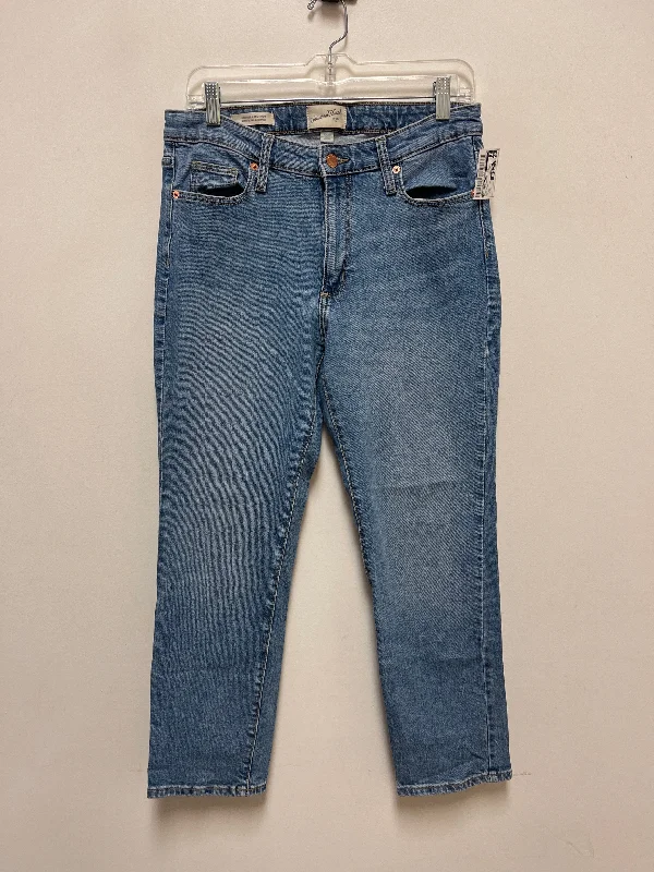 Jeans Straight By Universal Thread In Blue Denim, Size: 10