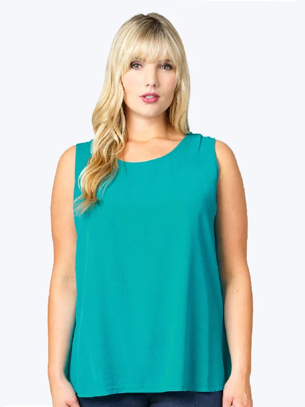 Tianello Plus Sized TENCEL™ "Long" Tank