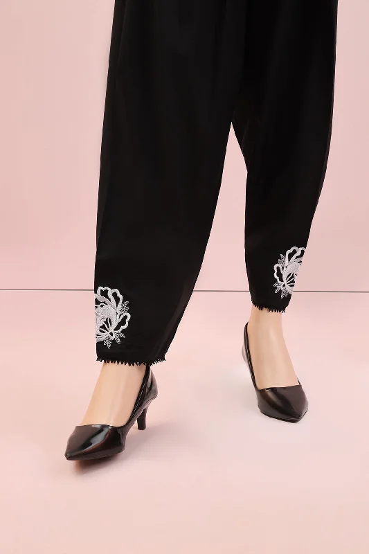 Embroidered Cotton Pant