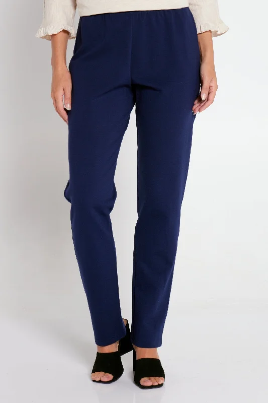 Gianna Ponte Pants - Navy