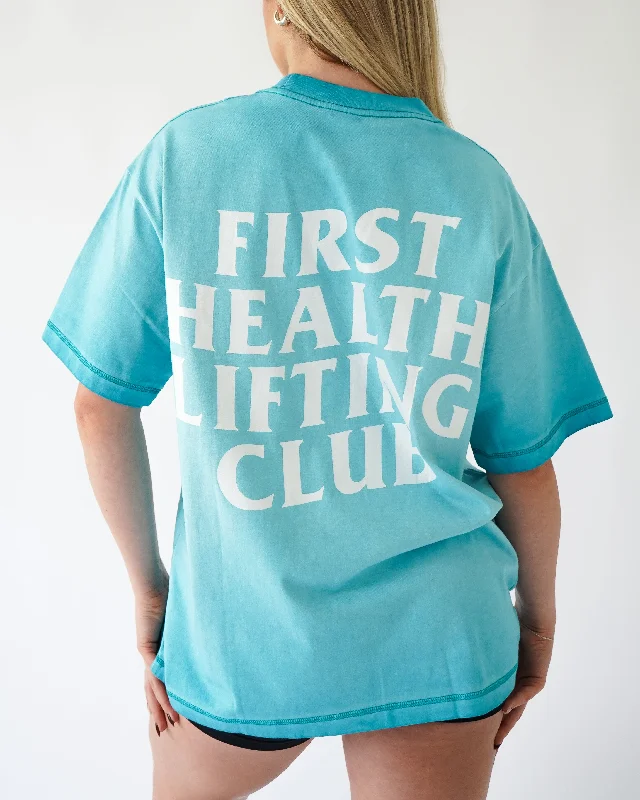 Lifting Club Tee - Turquoise