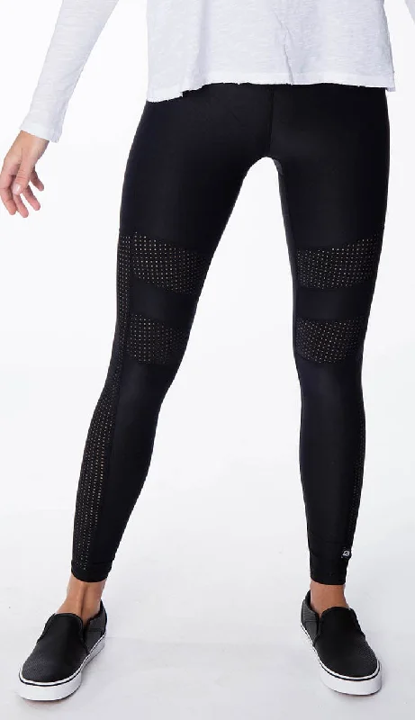 Pinhole Mesh High Rise Leggings