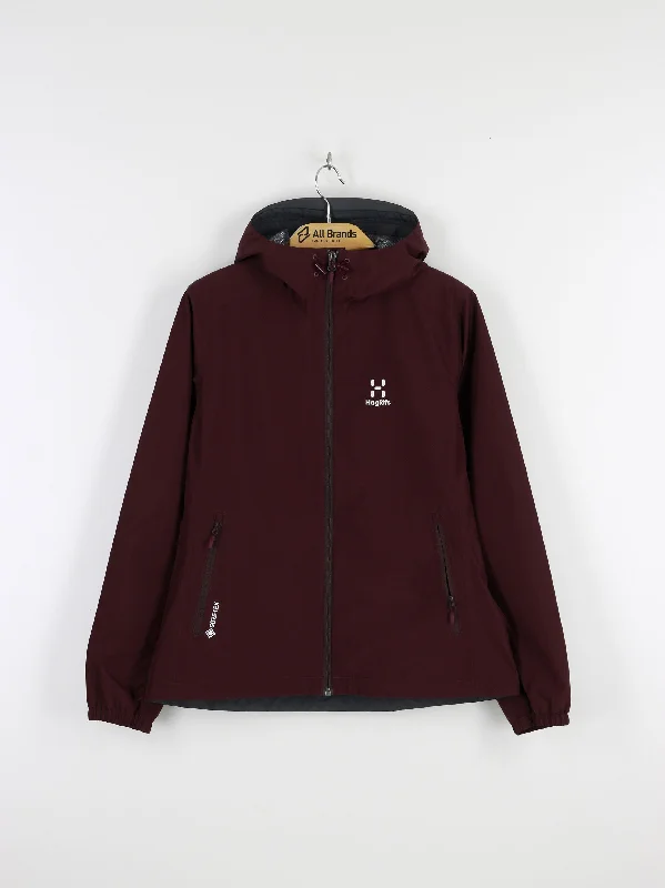 Women's Hooded Neck Jacket, Burgundy