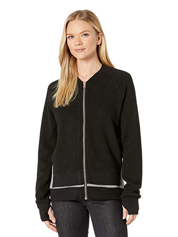 Women's Colorblocked Jacket,Black/Grey