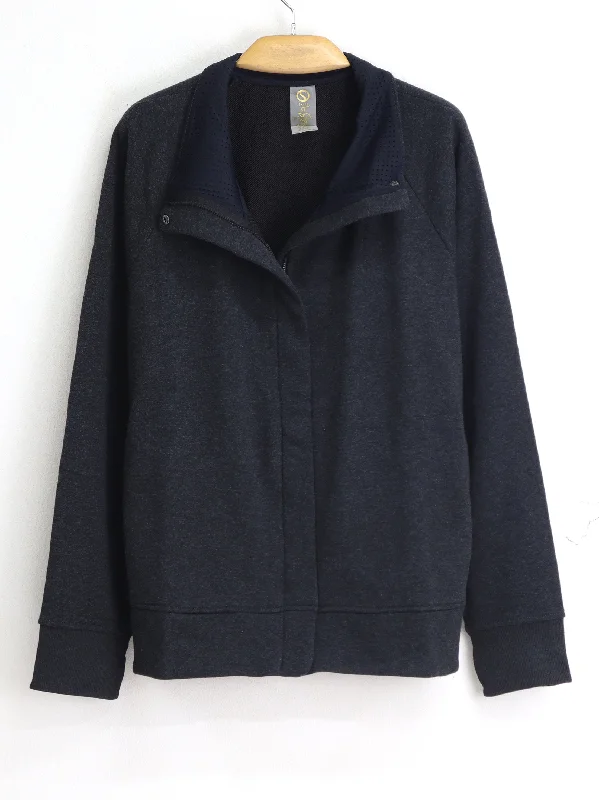 Women's Plain Jacket,Dark Grey