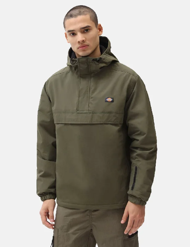 Dickies Glacier View Anorak Jacket - Military Green