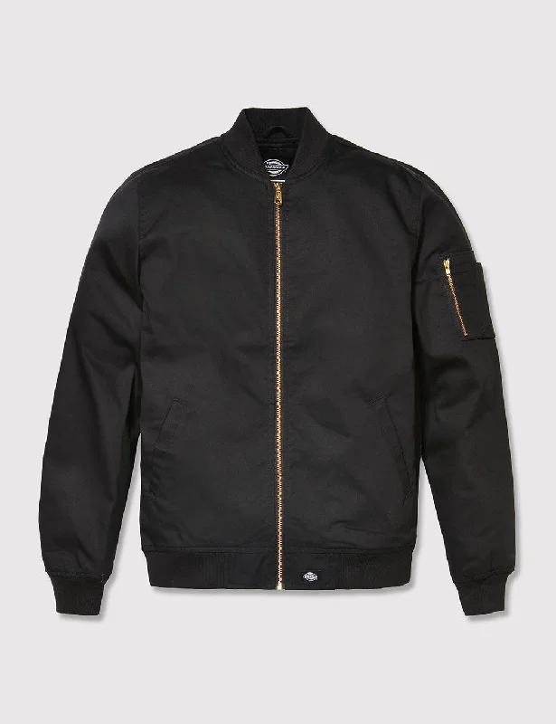 Dickies Hughson Bomber Jacket - Black