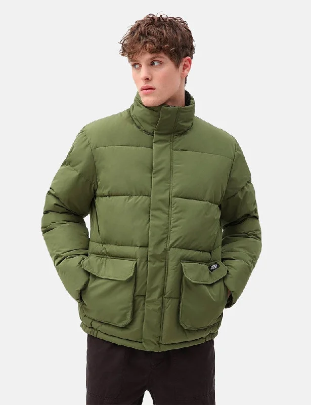 Dickies Olaton Puffa Jacket - Army Green