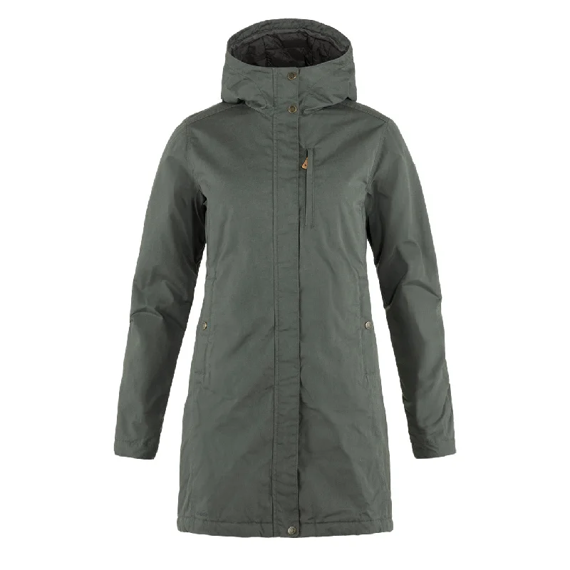 Fjallraven Womens Kiruna Padded Parka Basalt