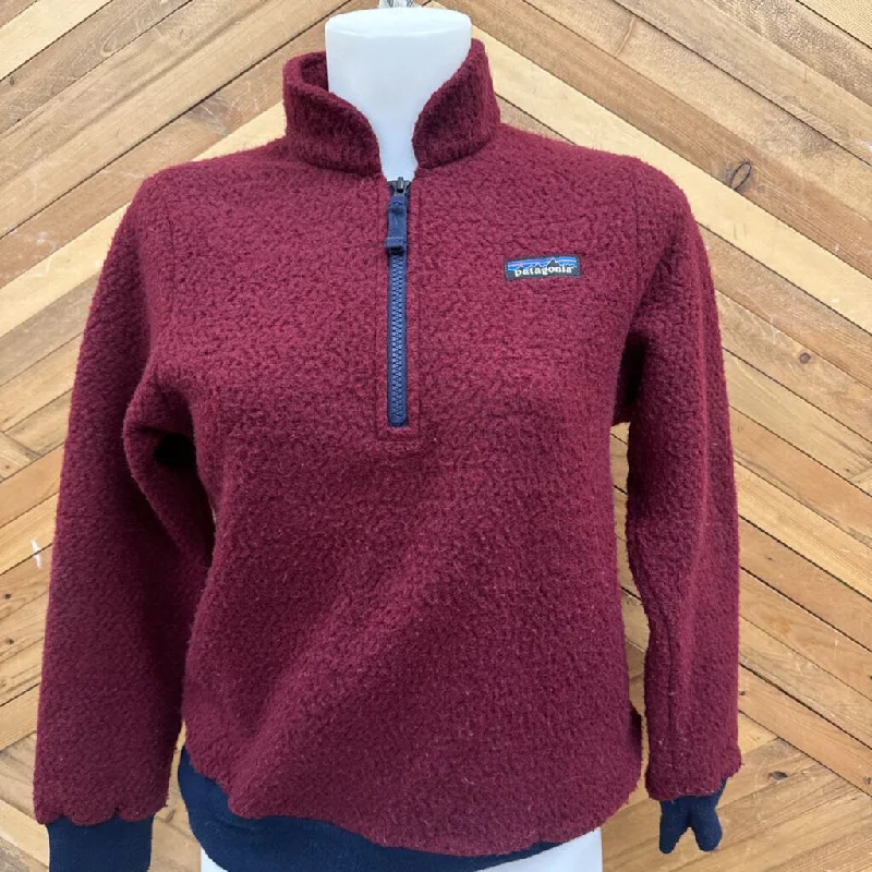 Patagonia- Women’s Fleece : Maroon-women-XS