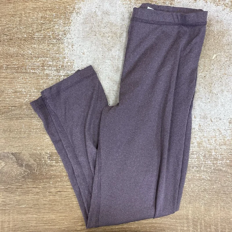 PowerSkins - Women's Cropped Baselayer Bottoms: Purple-women-LG