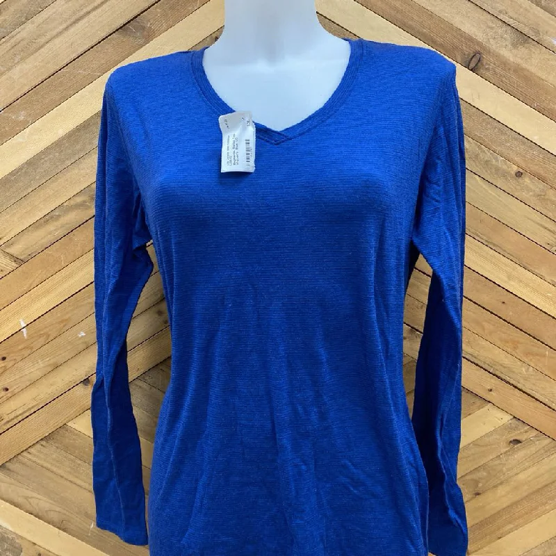 Segments- Merino Top Women's : Blue -women-LG