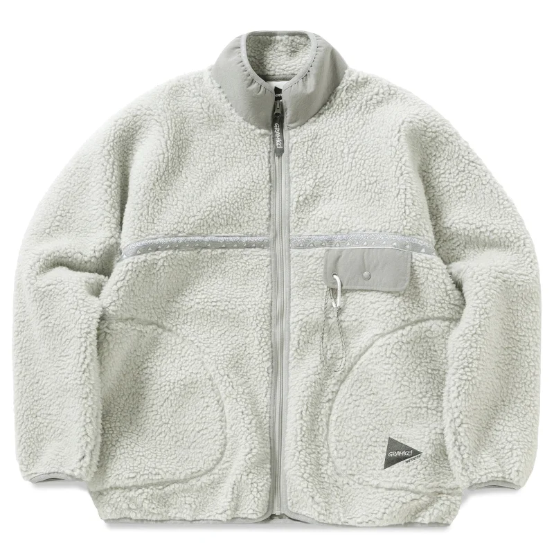 X AND WANDER JQ TAPE FLEECE JACKET