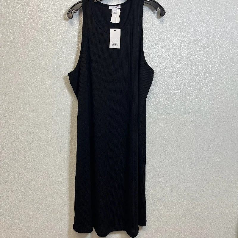 Black Dress Casual Midi Nine West Apparel, Size Xxl