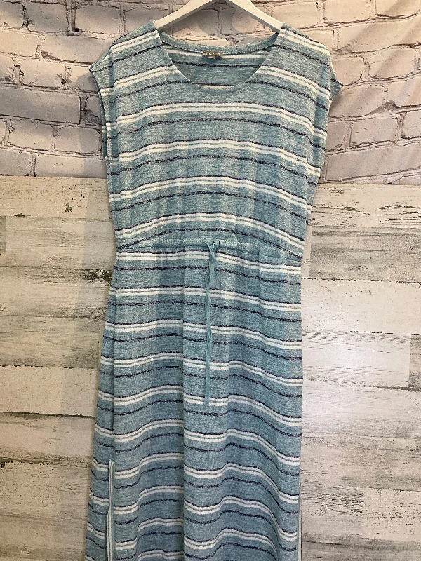 Blue Dress Casual Midi Talbots, Size Petite  M