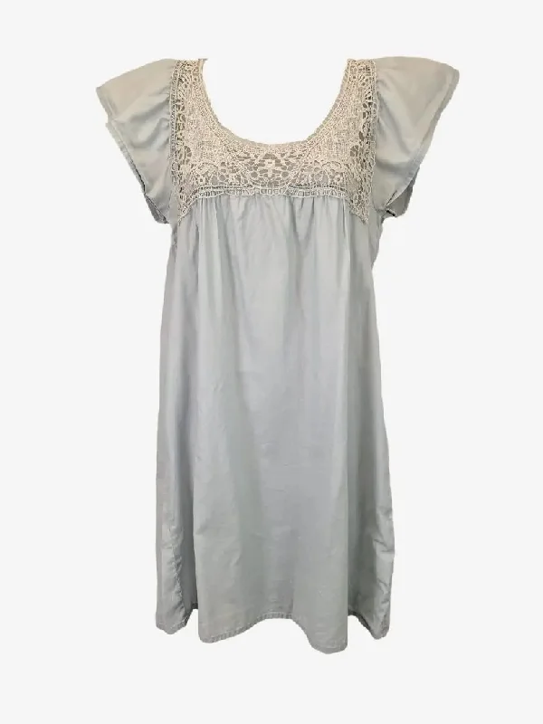 Assorted Brands Dreamy Baby Blue Mini Dress Size S