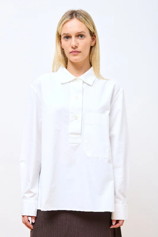 MHL Big Pocket Swing Shirt Off White