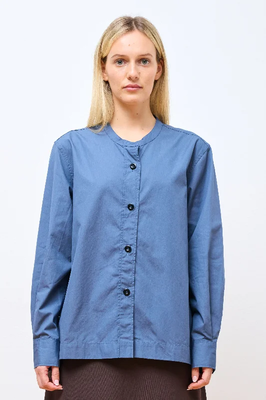 MHL Collarless Shirt Uniform Blue