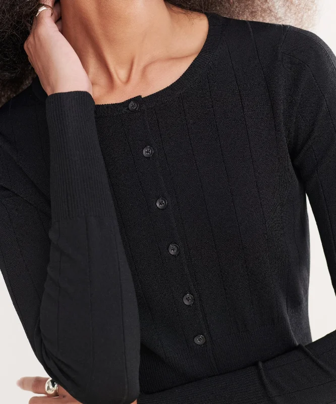 Ribbed Finley Cardigan